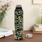 Nelcon Stainless Steel UV Print Water Bottle 1000 ml (Golden Leaf)