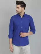 Men's Solid Full Sleeves Shirt 