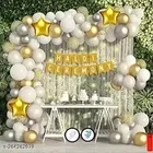 72 Pcs Balloons Decoration Kit, Silver, Set of 1