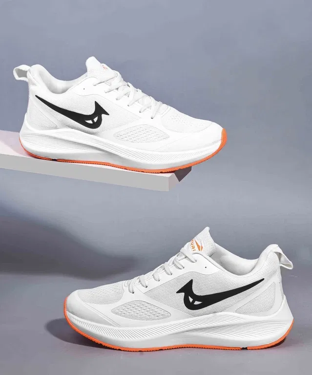 Casual Shoes for Men (White, 6)