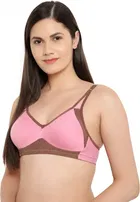 Cotton Blend Non Padded Bra for Women 