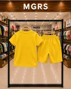 Typography Cotton Top & Bottom Set for Boys 