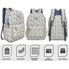 Priority 16 Inch All over Printed Polyester College Backpack For Boys & Girls | Office Bag For Men & Women | Casual Backpack For Unisex - INV16052