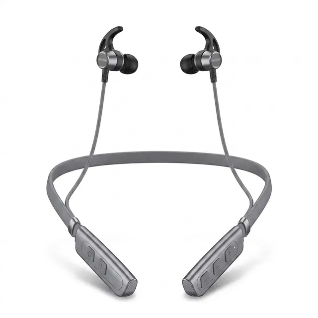 TWS Bluetooth Neckband - 8H Playtime [Black]