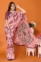 Georgette Printed Saree for Women 