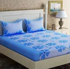 Polycotton Double Bedsheet with 2 Pillow Cover 