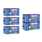 Non-Woven Blanlet Cover, Blue, Pack Of 5