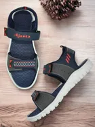 Ajanta Sports Sandals for Men EG2002 (Navy Blue, 9)