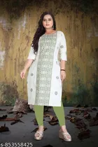 Printed Floral Cotton Kurti for Women 