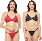 Cotton Blend Lingerie Set for Women 