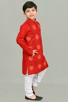 Printed Cotton Kurta and Pajama Set for Boys 