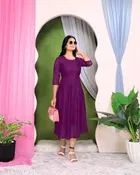 Net Gowns for Women,  Purple  