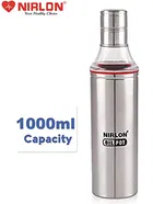 Nirlon Stainless Steel Oil Dispenser, Silver, 1000 ml