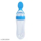 Silicone Food Feeder Bottle for Baby (Multicolor, 90 ml)