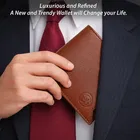 Tan Wallet for Men With Detachable Card Holder