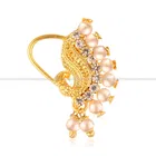 Designer Gold Plated Nosepin for Women 