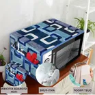 Knit Printed Oven Top Cover with Side Pockets 