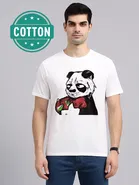 Round Neck Printed T-Shirt for Men 