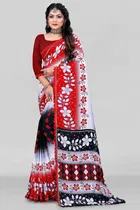 Georgette Printed Saree for Women 
