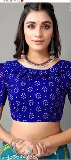 Georgette Bandhini Saree for Women 