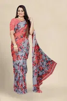 New Fancy Georgette Festive Sarees 