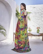 Chiffon Printed Saree for Women 