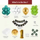 Jungle Theme 1st Birthday Balloon Decoration Kit , Multicolor, Pack Of 67