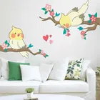 Birds Family Self Adhesive Wall Stickers