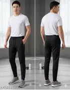 Cotton Pants for Boys, Black & Grey, Pack of 2 