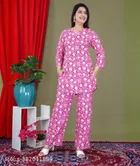 Rayon Top & Bottom Set for Women 