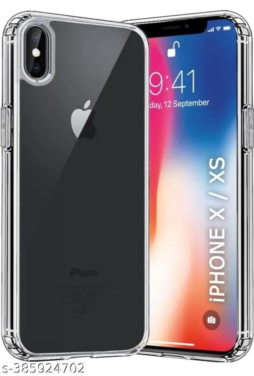 Silicone Mobile Cover for iPhone X/XS (Multicolor)