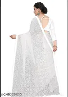 Net Self-Design Saree for Women 