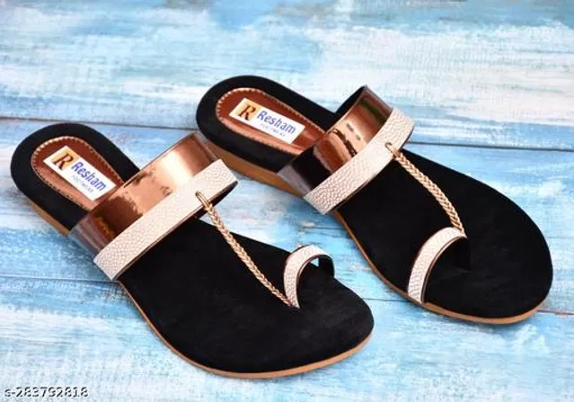 Flats for Women (Brown & Black, 7)