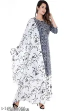Rayon Kurta Set with Dupatta for Women 