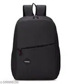 Fabric Backpack Bag, Black