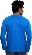Cotton Blend Round Neck T-Shirt for Men 