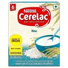 Nestle CERELAC Baby Cereal with Milk, Rice (From 6 Months) 300 g