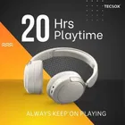 TecSox Soundex F9 Wireless Headphones - 20H Playtime