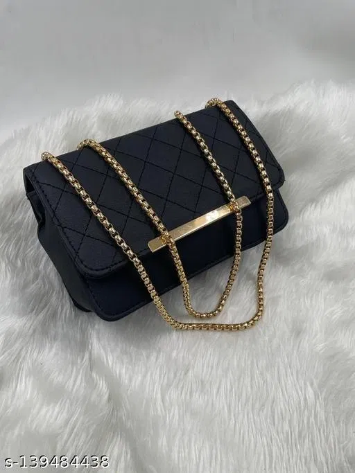 Sling Bag for Women (Black, Free Size)