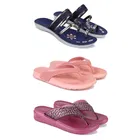 Combo of Flats with Slippers for Women 