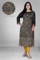 Pashmina Self-Design Kurti for Women 