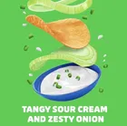 प्रिंगल्स सॉर क्रीम & अनियन पोटैटो चिप्स 40 g