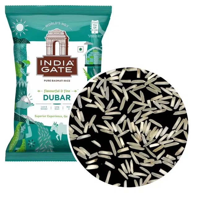 इंडिया गेट दुबार बासमती चावल 5 kg