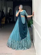 Embroidered Lehenga Choli for Women 