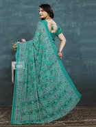 Georgette Printed Saree for Women 