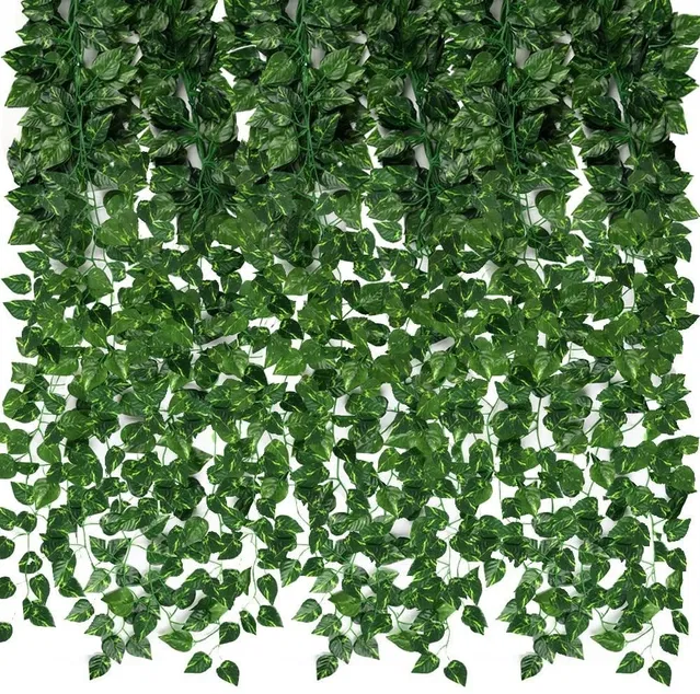Artificial Money Tree Bail for Diwali Decoration (Green, Pack of 6)