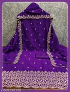 Vichitra Silk Jaipuri Designs Embroidery Kit 