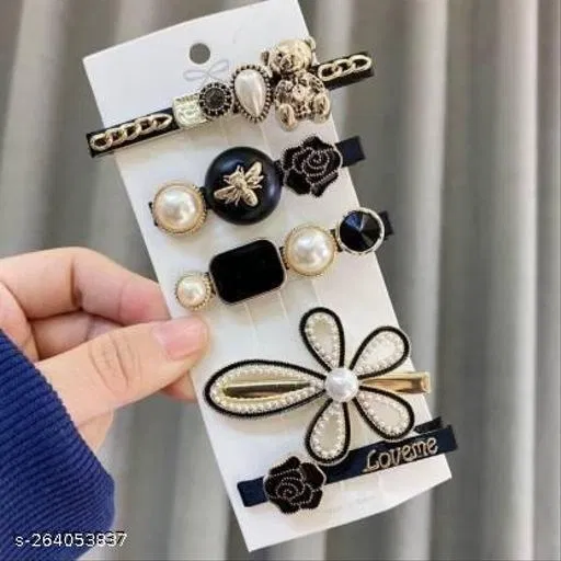 Hair Pins Set for Women (Multicolor, Pack of 3)