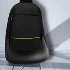 Rubber Backpack for Men & Women, Black