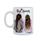 Giftspedia Best Friend Printed Coffee Mug With Keychain Gifting Mug 350ml